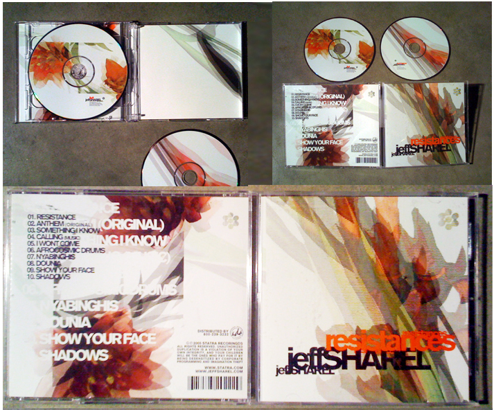 Jeff Sharel — CD Package Design (Statra Records)
